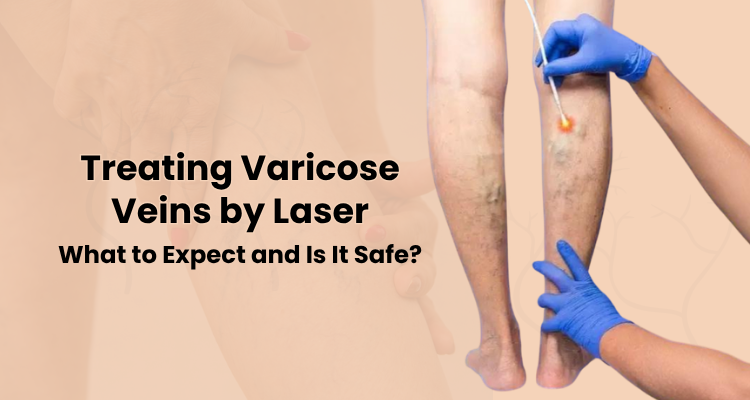 Treatment of varicose veins by laser