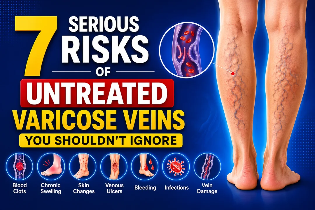 7 serious risks of untreated varicose vein Risks of untreated varicose veins