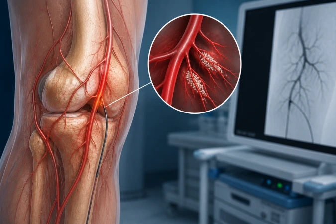Genicular Artery Embolization in Malad