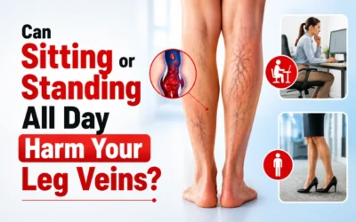 Can Sitting or Standing All Day Harm Your Leg Veins?